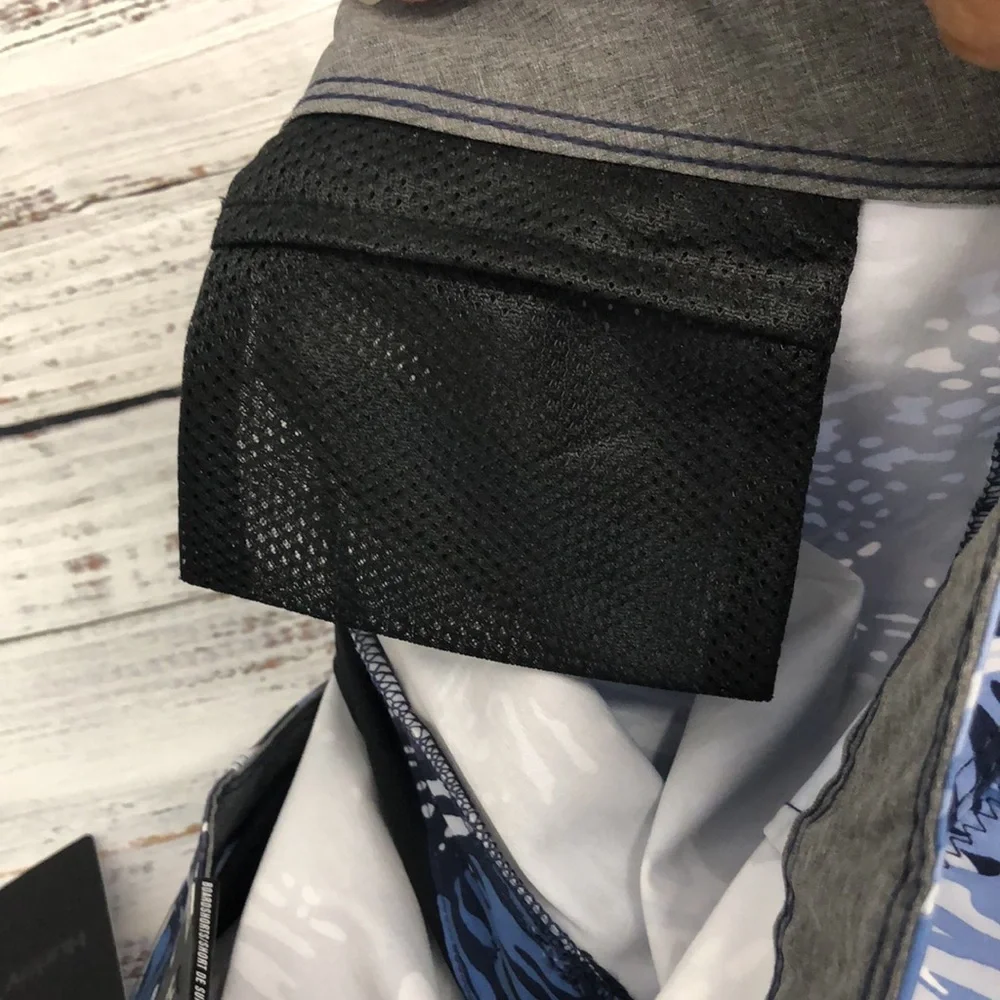 Hurley Men's Blue Patterned Board Shorts - Picture 13 of 15